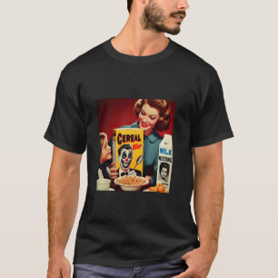 Cereal (Serial) Killer Phonetic Pun Horror Core Mi T-Shirt