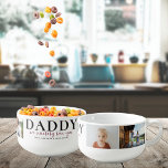 Cerealsly Love You | Dad's Cereal 4 Photo Bowl<br><div class="desc">This simple and sweet bowl says "we cerealsly love you" in trendy, modern typefaces with a spot for names and a custom message. Minimal four photo template of your favourite personal photos for a gift anyone would love. Father's Day is the perfect opportunity to show ALL the dads in our...</div>