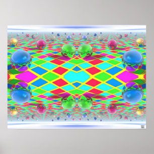 Cerebral Colour Madness Poster