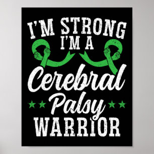 Cerebral Palsy Awareness Brain Poster