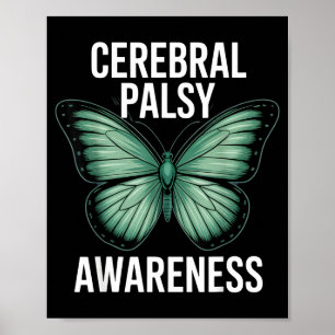 Cerebral Palsy Awareness Butterfly Suprters And Ad Poster