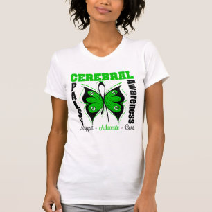 Cerebral Palsy Awareness Butterfly T-Shirt