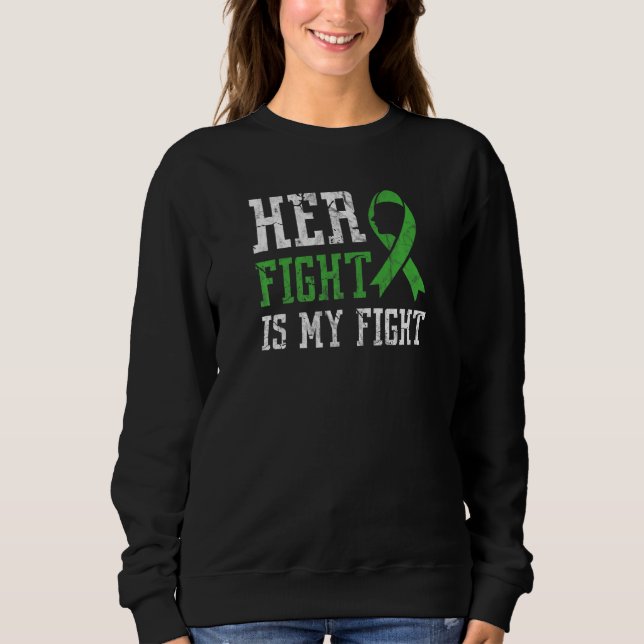 Cerebral Palsy Awareness Her Fight Is My Fight Bra Sweatshirt (Front)
