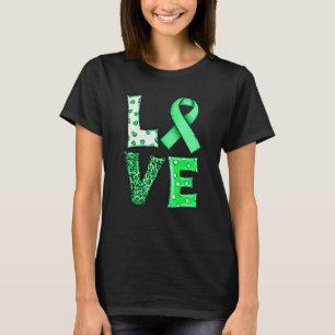 Cerebral Palsy Awareness Month Love Green Ribbon L T-Shirt