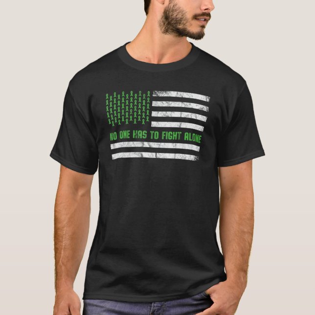 Cerebral Palsy Awareness No One Has To Fight Ameri T-Shirt (Front)