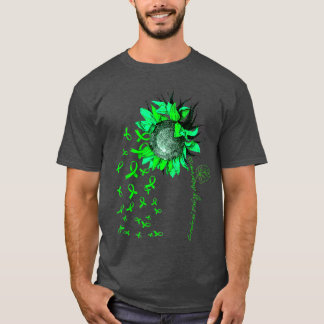 CEREBRAL PALSY AWARENESS Sunflower Green Ribbon T-Shirt