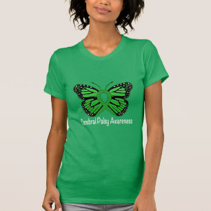 Cerebral Palsy Butterfly Awareness Ribbon T-Shirt