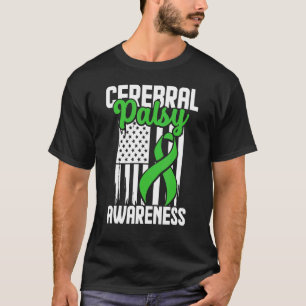Cerebral Palsy Cp Awareness Overcoming Us Warrior  T-Shirt