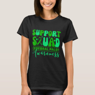 Cerebral palsy cp awareness smile face support T-Shirt