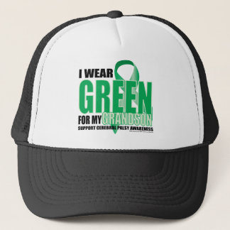 Cerebral Palsy Green for Grandson Trucker Hat