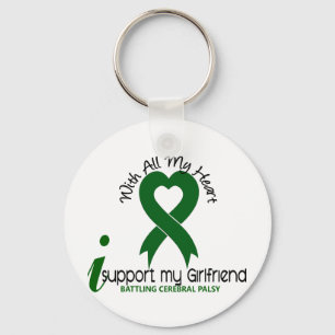 Cerebral Palsy I Support My Girlfriend Key Ring