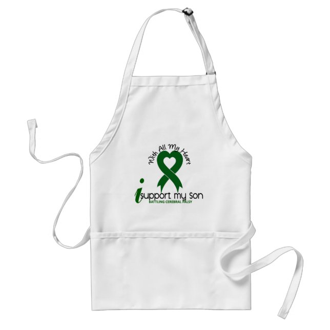 Cerebral Palsy I Support My Son Standard Apron (Front)