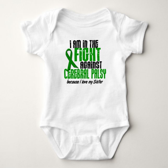 Cerebral Palsy In The Fight For My Sister 1 Baby Bodysuit (Front)