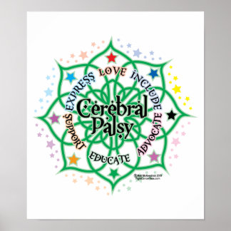Cerebral Palsy Lotus Poster