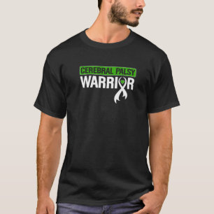Cerebral Palsy Warrior CP Green Ribbon Awareness S T-Shirt
