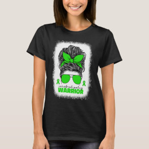 Cerebral Palsy Warrior For Women Mom Mama Cp Aware T-Shirt