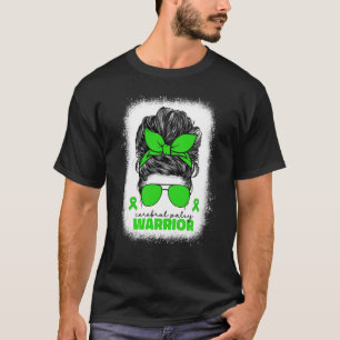 Cerebral Palsy Warrior For Women Mum Mama Cp Aware T-Shirt
