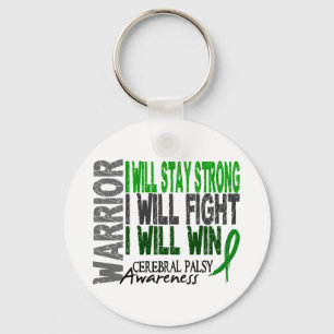 Cerebral Palsy Warrior Key Ring
