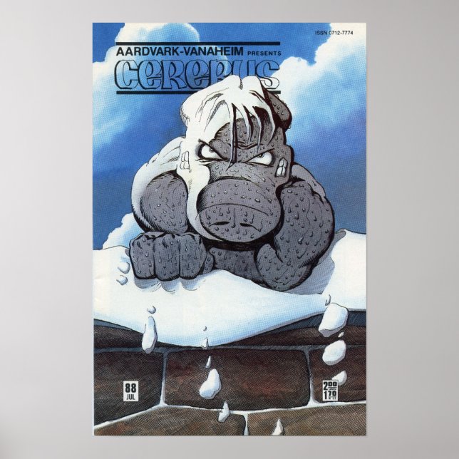 Cerebus issue #88 cover print (Front)