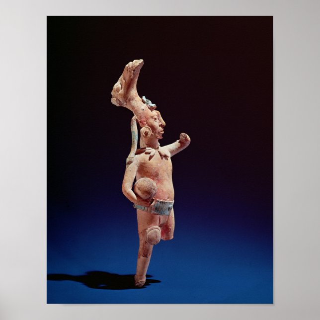 Ceremonial Ballplayer, Isle of Jaina, c.600 Poster (Front)