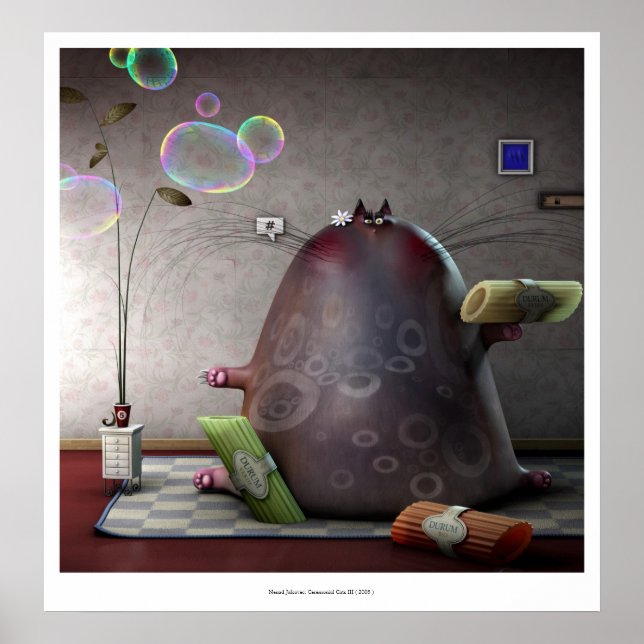 ceremonial cats II ( cat no. 4 ) Poster (Front)