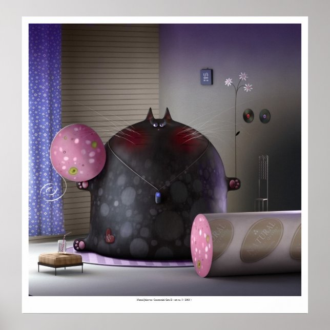 ceremonial cats II ( cat no. 5 ) Poster (Front)