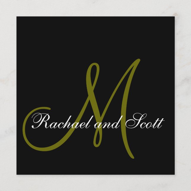 Ceremony Card (Front)