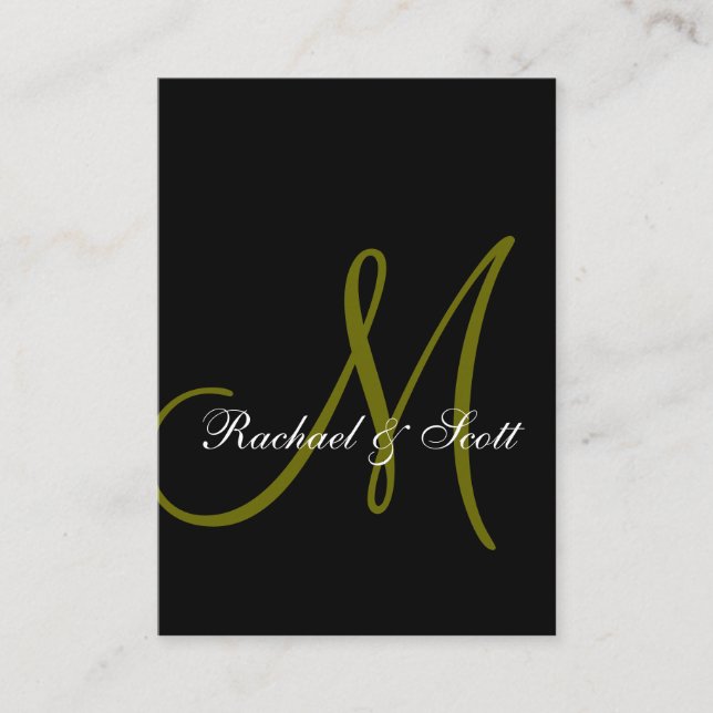 Ceremony Location Inserts for Wedding Invitations (Front)