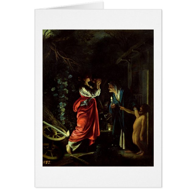 Ceres and Stellio (oil on copper) (Front)