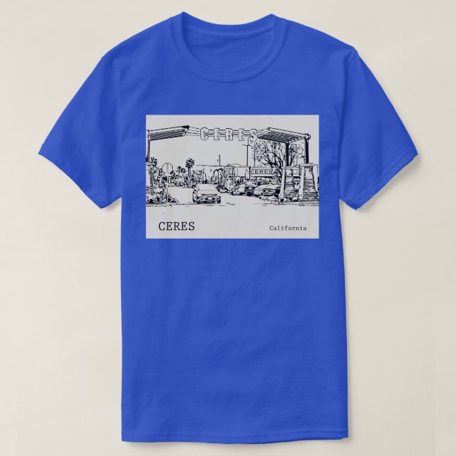 Ceres California TShirt 1 (Design Front)