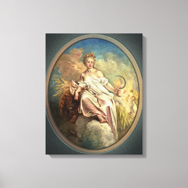 Ceres (Summer) by Antoine Watteau Canvas Print (Front)