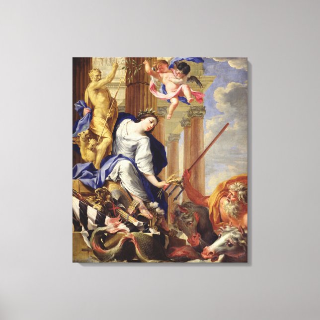 Ceres Vanquishing the Attributes of War Canvas Print (Front)