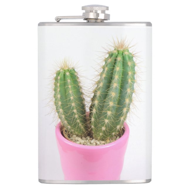 Cereus cactus hip flask (Front)