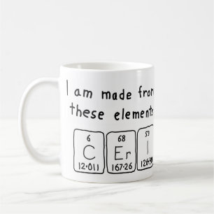 Ceri periodic table name mug