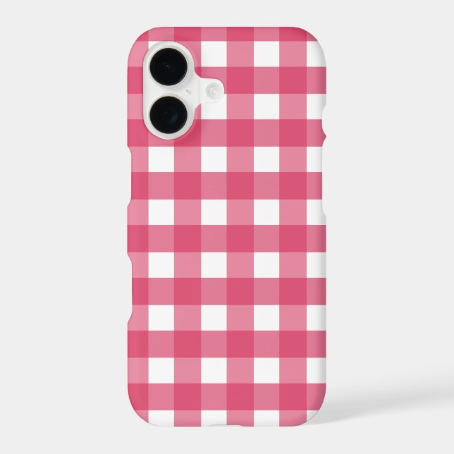 Cerise gingham (Back)