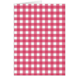 Cerise gingham
