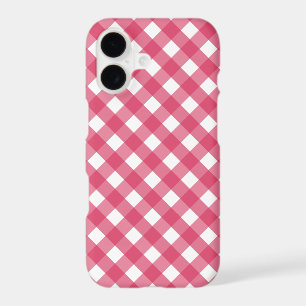Cerise gingham Case-Mate iPhone case