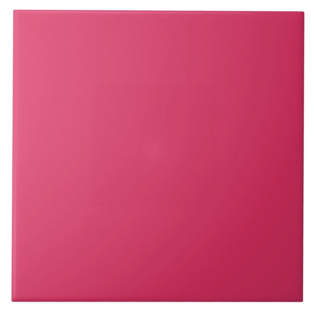 Cerise Pink tile (Front)
