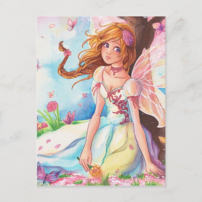 Cerise Postcard (Front)