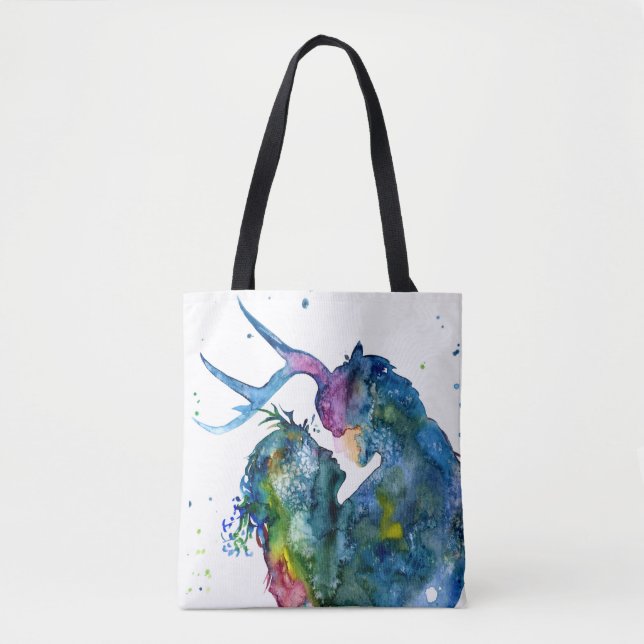 Cernunnos and Maiden Tote Bag (Front)
