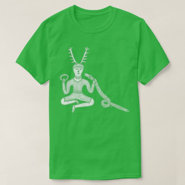 Cernunnos of the Gundestrup Caldron  T-Shirt (Design Front)