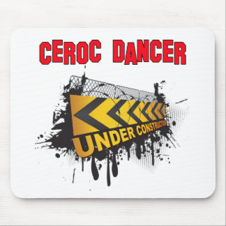 Ceroc dancer under construction mouse pad