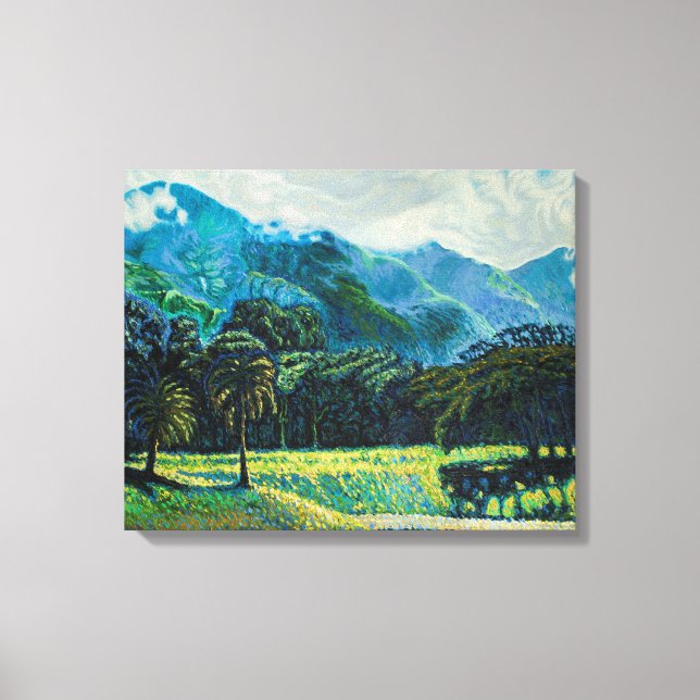 Cerro El Ávila, from Parque del Este Canvas Print (Front)