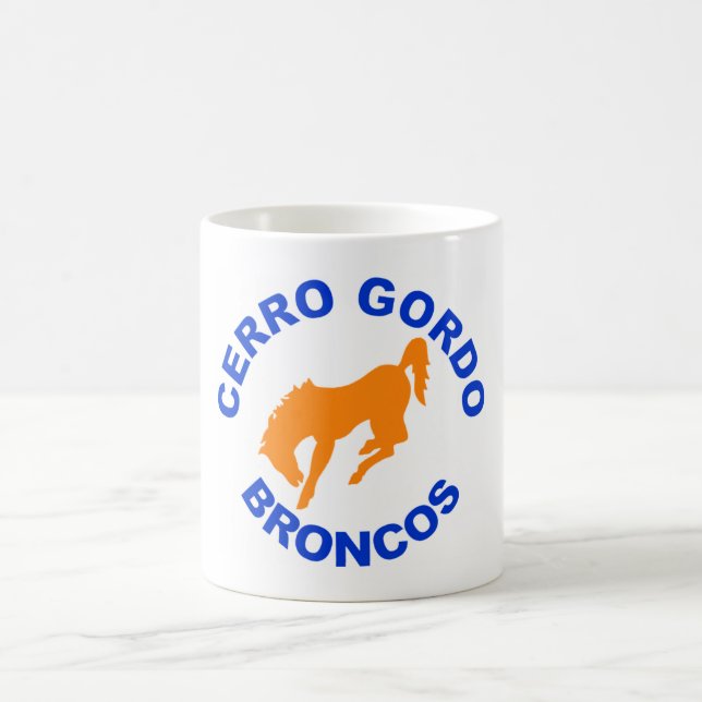 Cerro Gordo Broncos Coffee Mug (Center)