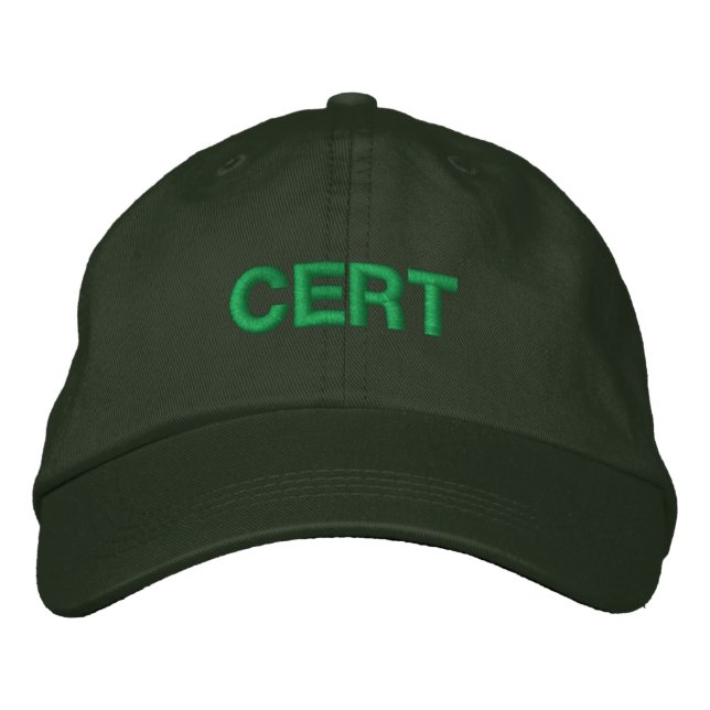 CERT Cap (Front)