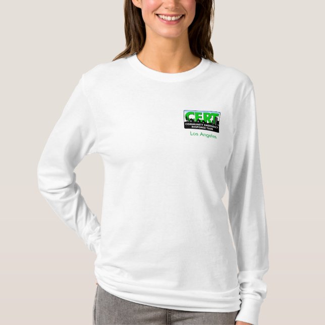 CERT Woman's Long Sleeve T-non-fitted-customise T-Shirt (Front)