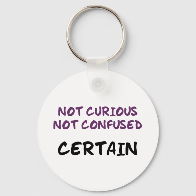 Certain (Bi) Key Ring (Front)