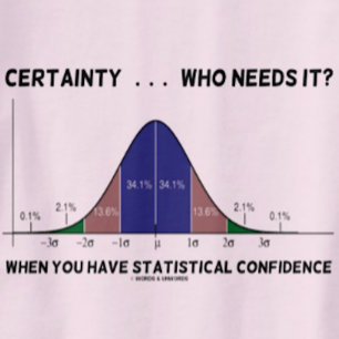 Certainty ... Who Needs It? When You Have Stats T-Shirt