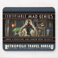 Certifiable Mad Genius Mouse Pad