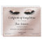 Certificate of Completion Award lashes Course